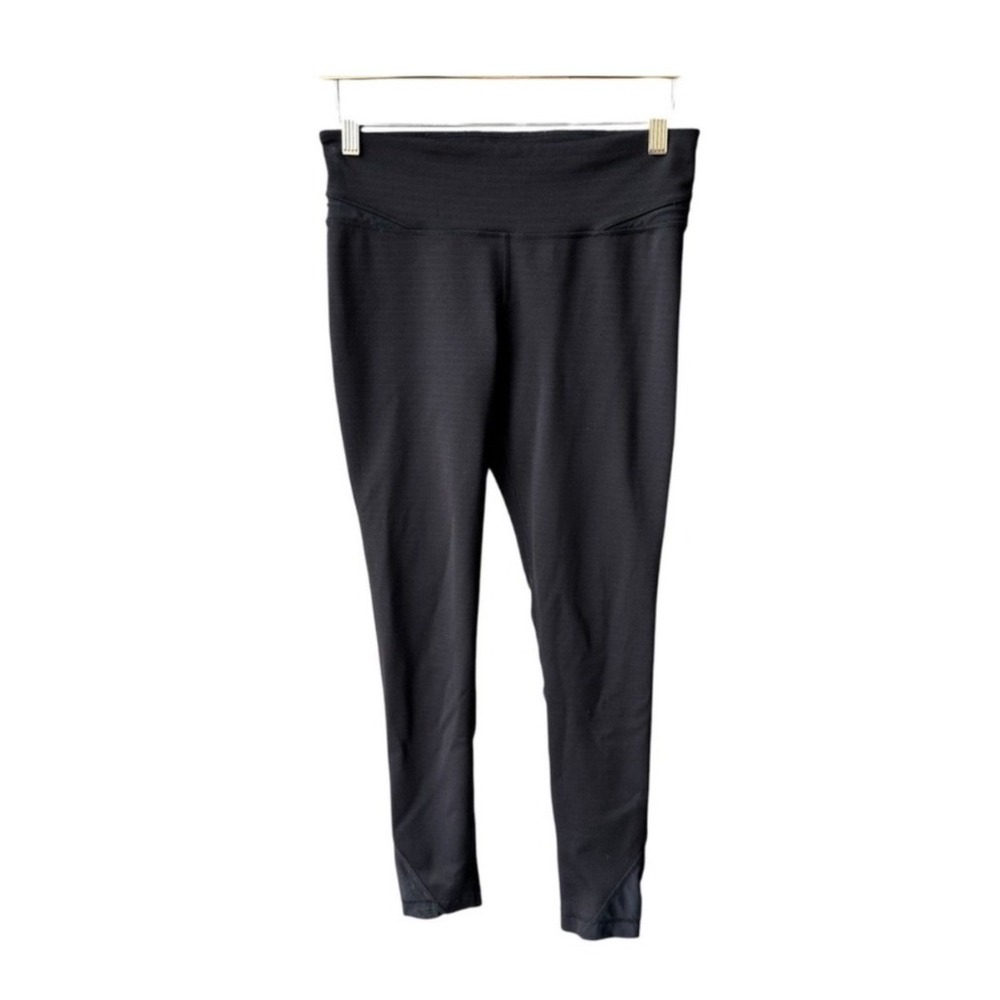 Kirkland Leggings Pants Womens High Waisted Mesh Panel Performance Black Small